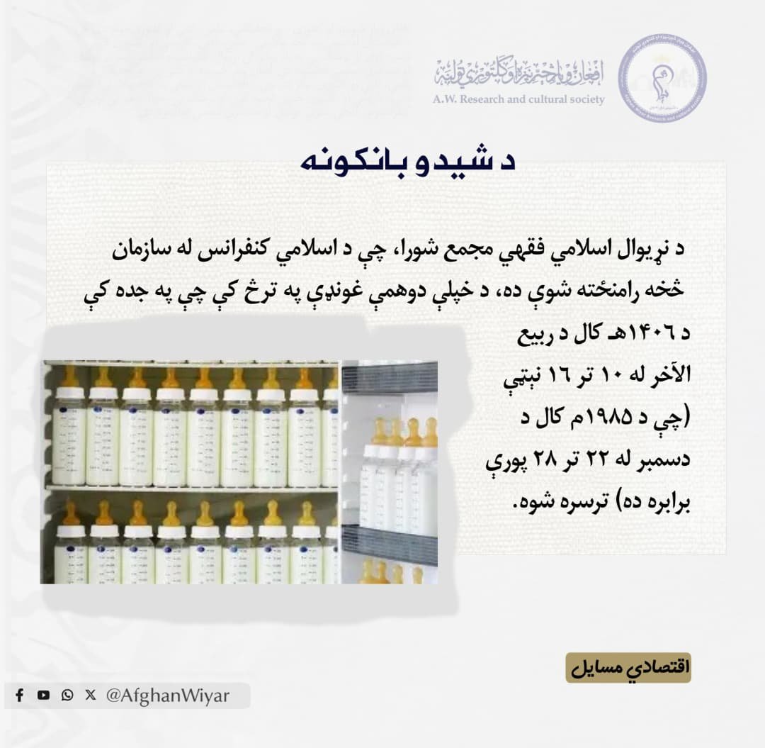 د شیدو بانکونه د اسلامي شریعت په رڼا کې